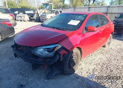 2014 Toyota Corolla Le z USA, uszkodzony, nr VIN 5YFBURHE6EP113773